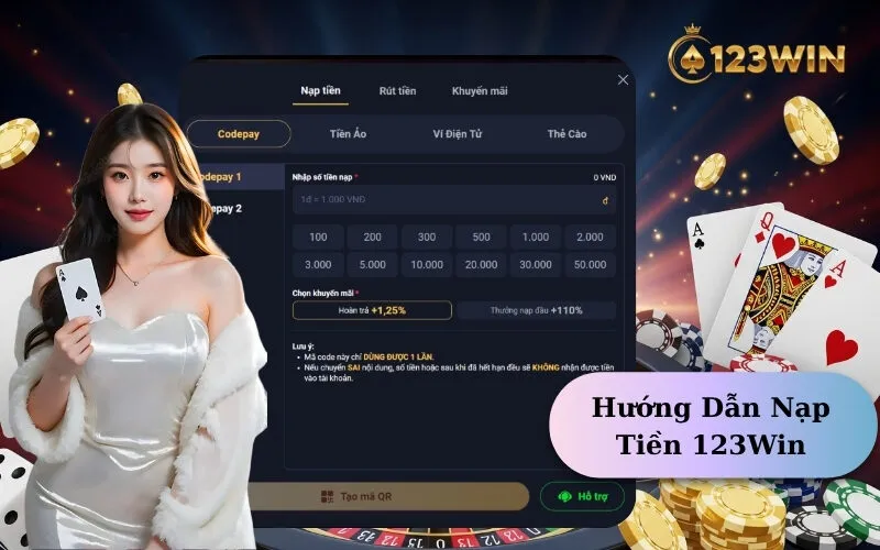 Hướng Dẫn Nạp Tiền 123Win