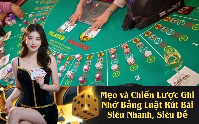 Mẹo và Chiến Lược Ghi Nhớ Bảng Luật Rút Bài Siêu Nhanh, Siêu Dễ
