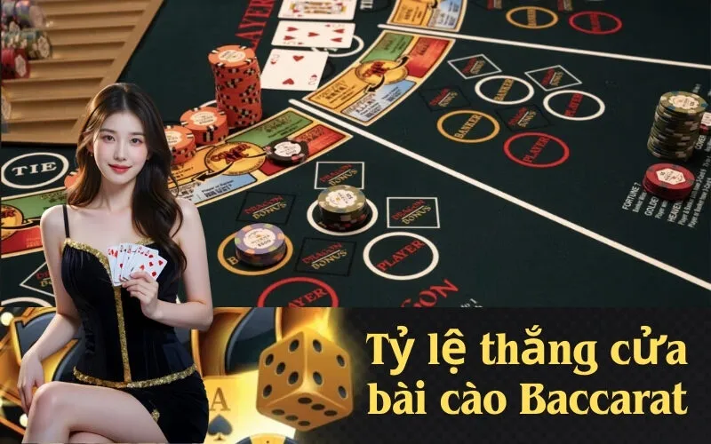 Tỷ lệ thắng cửa bài cào Baccarat