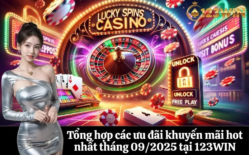 Tổng hợp các ưu đãi khuyến mãi hot nhất tháng 092025 tại 123WIN